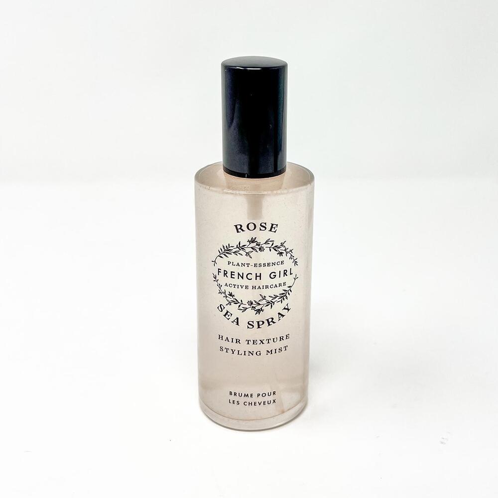 NEW FRENCH GIRL women's organic sea salt hair mist & texturizing spray in rose